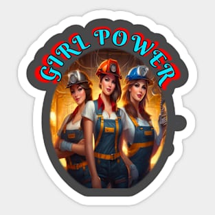 Girl Power Sticker